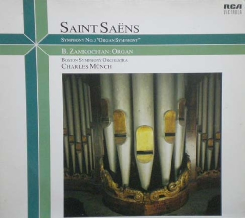 [고정가상품] Saint-Saens - Symphony No.3 Organ - Charles Munch 중고 수입 오리지널 아날로그 LP