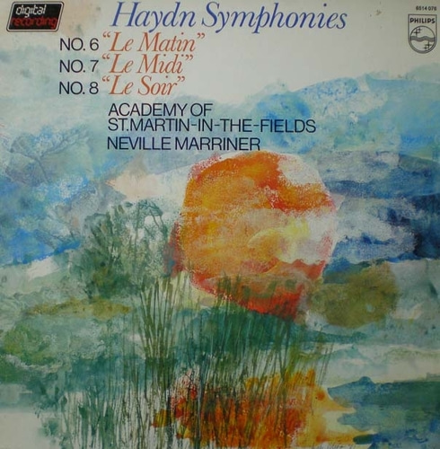 [고정가상품] Haydn- Symphony Nos. 6, 7, 8- Marriner 중고 수입 오리지널 아날로그 LP