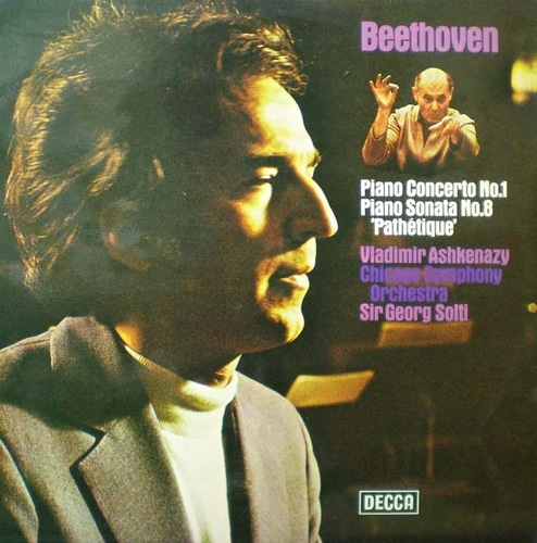 Beethoven-Piano Concerto No.1/Sonata No.8-Ashkenazy/Solti 중고 수입 오리지널 아날로그 LP