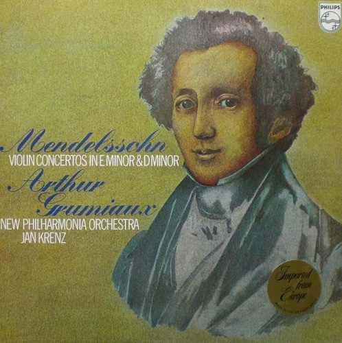 Mendelssohn- Violin Concertos- Grumiaux/Krenz 중고 수입 오리지널 아날로그 LP
