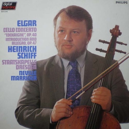 Elgar- Cello Concerto 외- Heinrich Schiff 중고 수입 오리지널 아날로그 LP