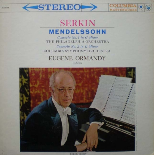 Mendelssohn- Piano Concertos- Serkin/Ormandy 중고 수입 오리지널 아날로그 LP