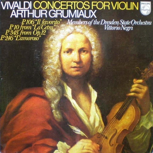Vivaldi- Violin Concertos- Grumiaux/Negri 중고 수입 오리지널 아날로그 LP