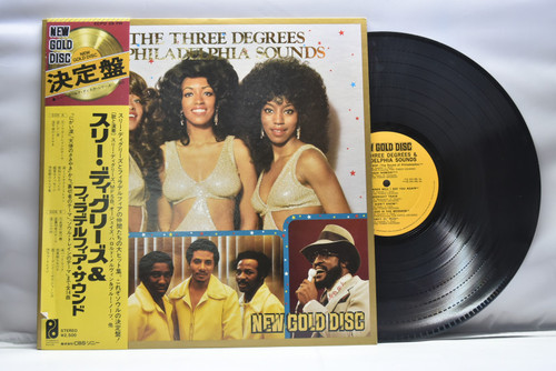 The Three Degrees &amp; Philadelphia Sounds [쓰리디그리스&amp; 필라델피아 사운드] ㅡ 중고 수입 오리지널 아날로그 LP