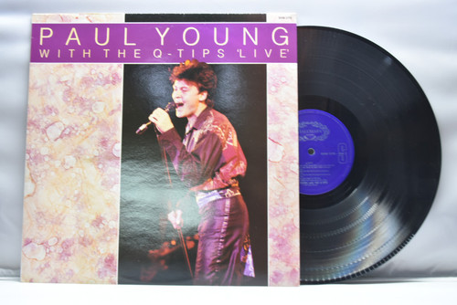 Paul Young[폴 영]- With the Q Tips &#039;Live&#039; ㅡ 중고 수입 오리지널 아날로그 LP