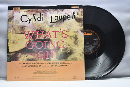 Cyndi Lauper[신디 로퍼]- What&#039;s going on ㅡ 중고 수입 오리지널 아날로그 LP