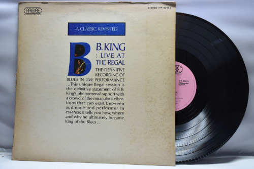 B.B. King [B.B 킹] - Live At The Regal ㅡ 중고 수입 오리지널 아날로그 LP