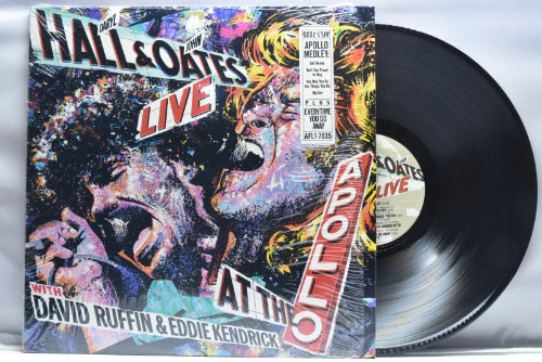 Daryl Hall &amp; John Oates [대릴 홀 &amp; 존 오츠] - Live at the Apollo ㅡ 중고 수입 오리지널 아날로그 LP