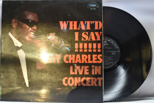 Ray Charles [레이 찰스] - What&#039;d I Say Live in Concert ㅡ 중고 수입 오리지널 아날로그 LP