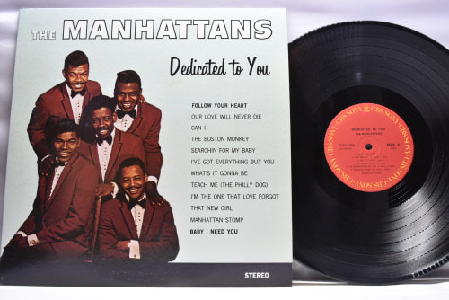 The Manhattans - Dedicated To You ㅡ 중고 수입 오리지널 아날로그 LP