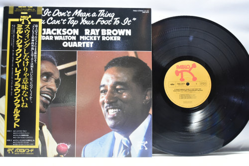 Milt Jackson &amp; Ray Brown &amp; Cedar Walton &amp; Mickey Roker [밀트 잭슨, 레이 브라운] ‎- It Don&#039;t Mean A Thing If You Can&#039;t Tap Your Foot To It - 중고 수입 오리지널 아날로그 LP