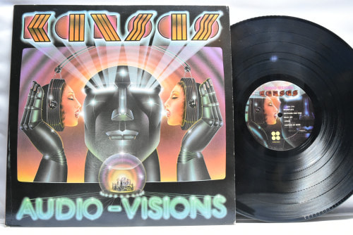 Kansas [캔사스] - Audio-Visions ㅡ 중고 수입 오리지널 아날로그 LP