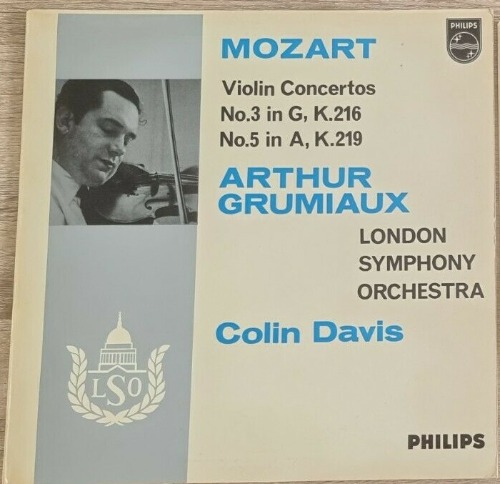 Mozart- Violin Concerto No.3 &amp; 5- Arthur Grumiaux