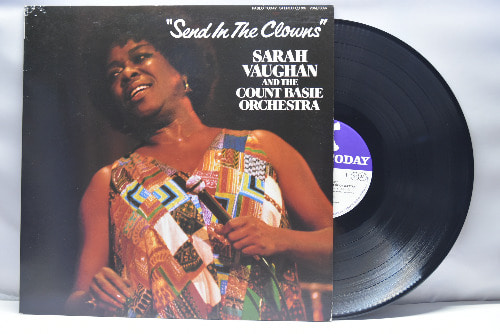 Sarah Vaughan &amp; The Count Basie Orchestra [사라 본 &amp; 카운트 베이시]‎ - &quot;Send in the Clowns&quot; - 중고 수입 오리지널 아날로그 LP