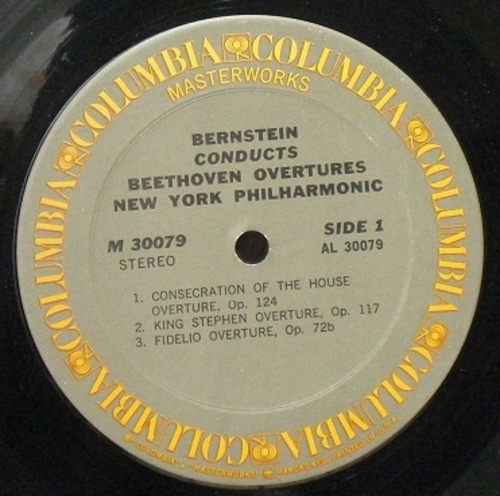 [고정가상품] Beethoven- Overtures- Bernstein 중고 수입 오리지널 아날로그 LP