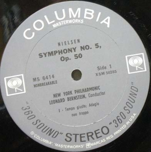 Nielsen-Symphony No.5-Bernstein 중고 수입 오리지널 아날로그 LP