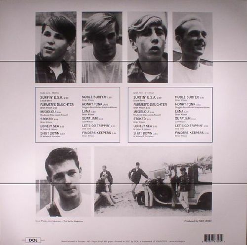 [수입] The BEACH BOYS - Surfin USA  픽처 디스크 LP 미개봉 신품