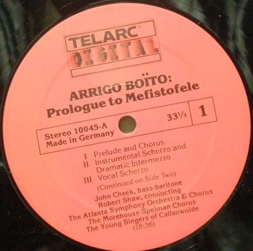 Boito/Verdi- Mefistofele/Te Deum- Robert Shaw 중고 수입 오리지널 아날로그 LP