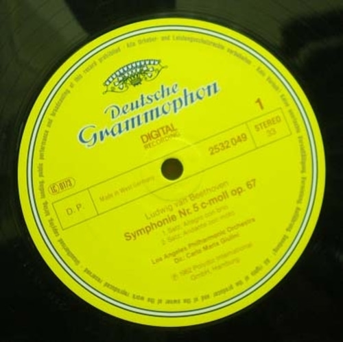 Beethoven-Symphony No.5-Giulini 중고 수입 오리지널 아날로그 LP