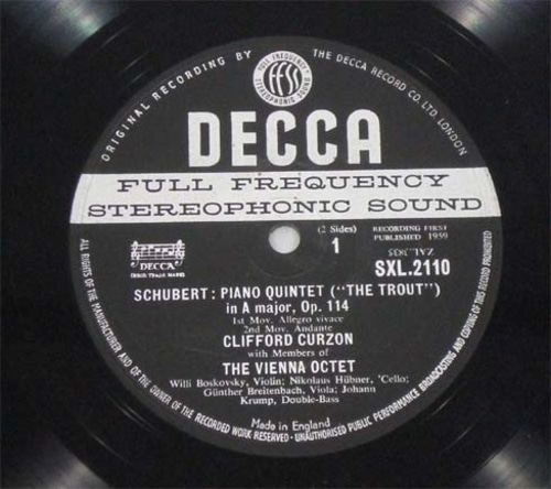 Schubert - Piano Quintet &gt;&gt;Trout