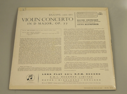 Brahms - Violin Concerto - David Oistrakh