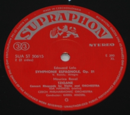 Lalo - Symphonie Espagnole/Ravel - Tzigane - Ida Haendel