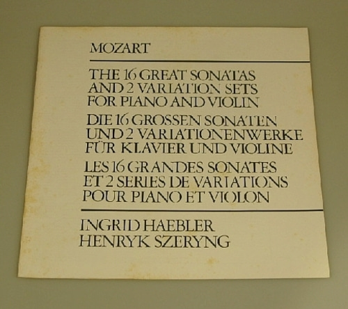 Mozart - Violin Sonatas Complete - Henryk Szeryng 6LP