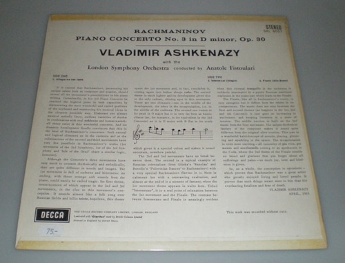 Rachmaninov - Piano Concerto No.3 - Vladimir Ashkenazy