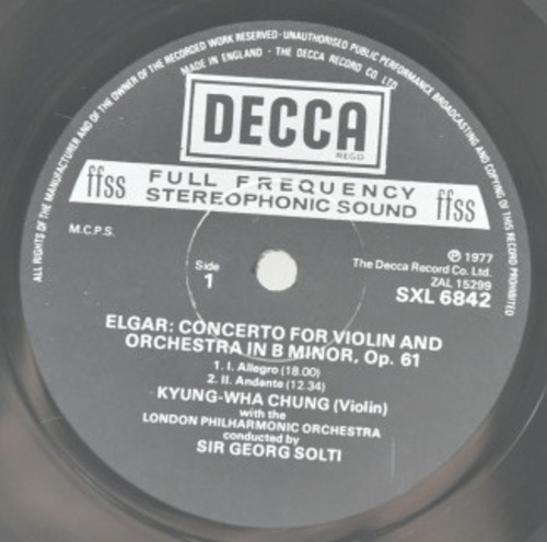 Elgar - Violin Concerto - Kyung-Wha Chung