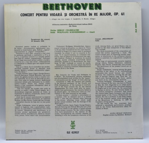 Beethoven - Violin Concerto - Wolfgang Schneiderhan