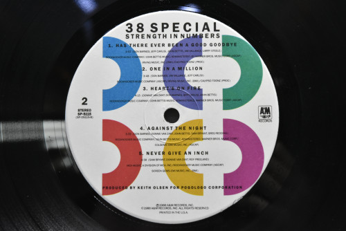 38 Special - Strength In Numbers ㅡ 중고 수입 오리지널 아날로그 LP
