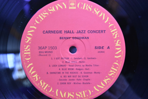 Benny Goodman [베니 굿맨] - The Famous 1938 Carnegie Hall Jazz Concert - 중고 수입 오리지널 아날로그 LP