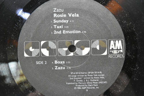Rosie Vela - Zazu ㅡ 중고 수입 오리지널 아날로그 LP