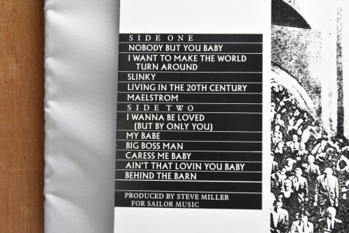 Steve Miller Band - Living In The 20th Century ㅡ 중고 수입 오리지널 아날로그 LP