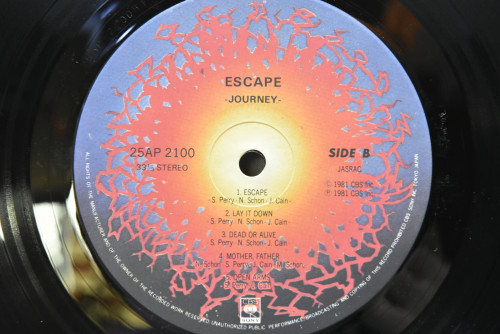 Journey - Escape ㅡ 중고 수입 오리지널 아날로그 LP