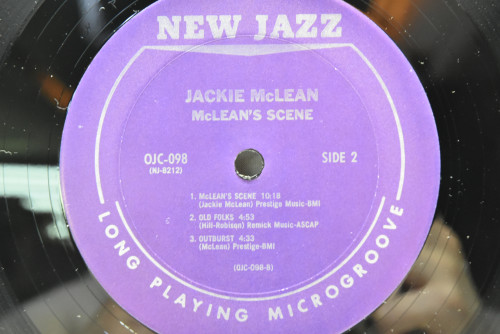 Jackie McLean - McLean&#039;s Scene - 중고 수입 오리지널 아날로그 LP