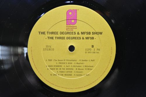 The Three Degrees &amp; MFSB - The Three Degrees &amp; MFSB Show ㅡ 중고 수입 오리지널 아날로그 LP