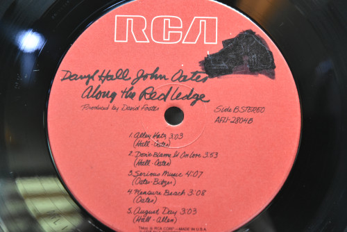 Daryl Hall &amp; John Oates - Along The Red Ledge ㅡ 중고 수입 오리지널 아날로그 LP