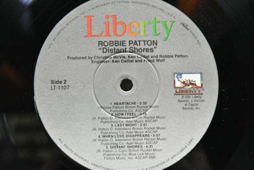 Robboe Patton - Distant Shores ㅡ 중고 수입 오리지널 아날로그 LP