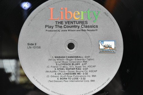 The Ventures - Play The Country Classics ㅡ 중고 수입 오리지널 아날로그 LP