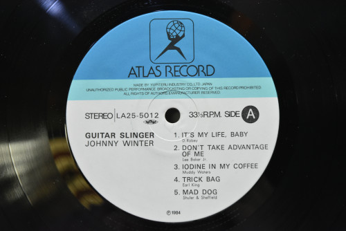 Johnny Winter - Guitar Slinger ㅡ 중고 수입 오리지널 아날로그 LP