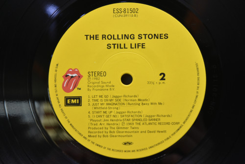 The Rolling Stones [롤링스톤스] - Still Life (American Concert 1981) ㅡ 중고 수입 오리지널 아날로그 LP