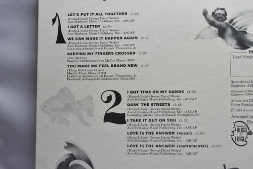 The Stylistics [스타일리스틱스] - Let&#039;s Put It All Together ㅡ 중고 수입 오리지널 아날로그 LP
