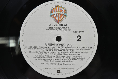 Al Jarreau - Breakin&#039; Away ㅡ 중고 수입 오리지널 아날로그 LP
