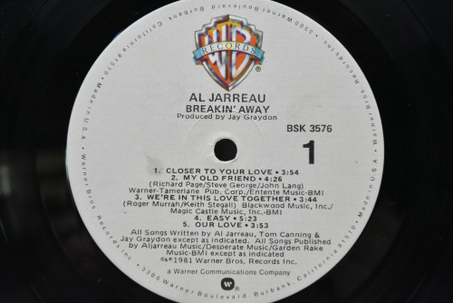 Al Jarreau - Breakin&#039; Away ㅡ 중고 수입 오리지널 아날로그 LP