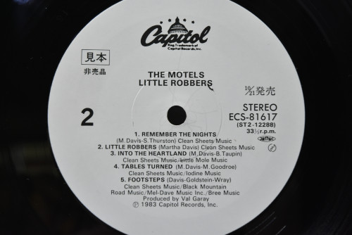 The Motels - Little Robbers ㅡ 중고 수입 오리지널 아날로그 LP