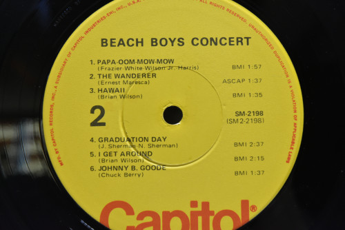 Beach Boys - Concert ㅡ 중고 수입 오리지널 아날로그 LP