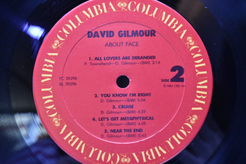 David Gilmour - About Face ㅡ 중고 수입 오리지널 아날로그 LP