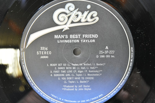 Livingston Taylor - Man&#039;s Best Friend ㅡ 중고 수입 오리지널 아날로그 LP