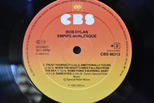 Bob Dylan - Empire Burlesque ㅡ 중고 수입 오리지널 아날로그 LP